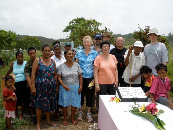 Tumba Miss Nora Rigby, cementerio Bluefields, 2008